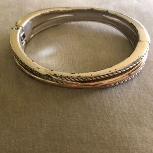 Silver and gold bracelet